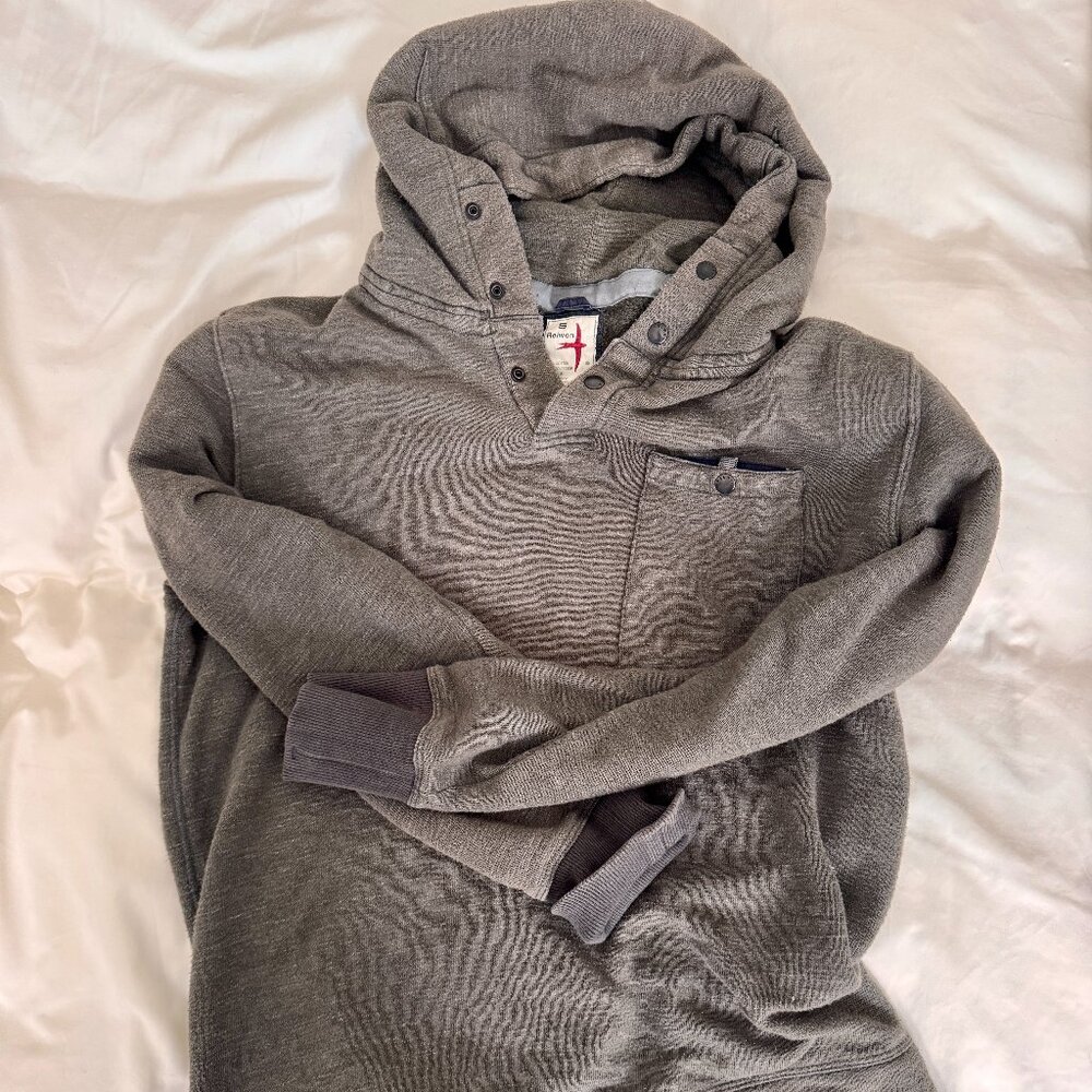 Relwen Windsurf Hoodie in Smoke Olive Marl - Small
